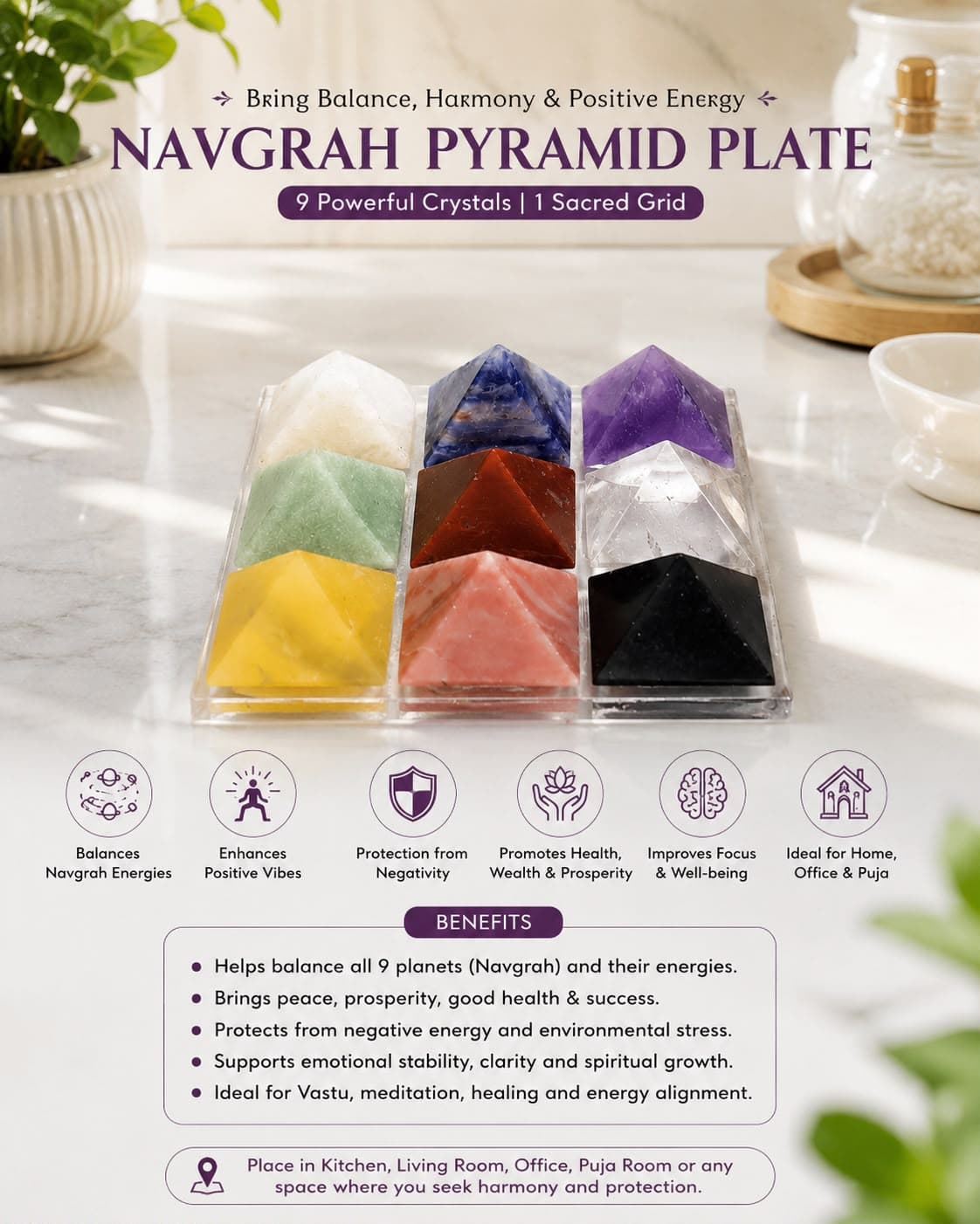 Navgrah Pyramid Plate