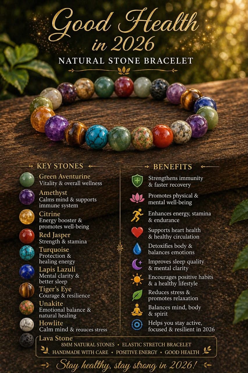 Good Health Natural Stone Bracelet