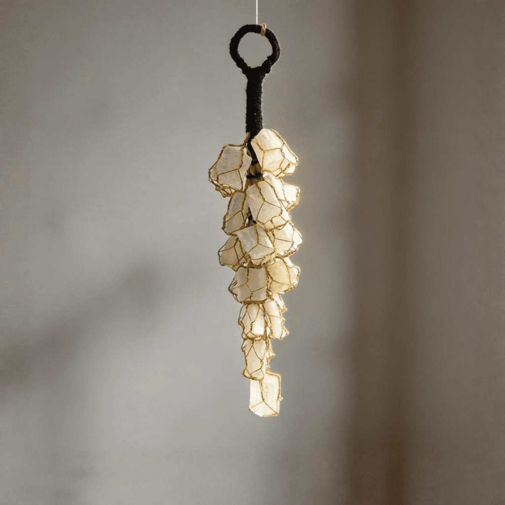 Hanging Selenite Cluster