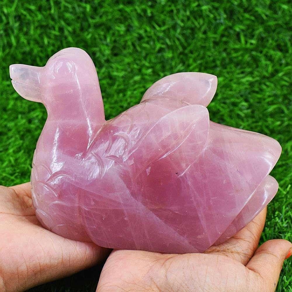 Rose Quartz Duck