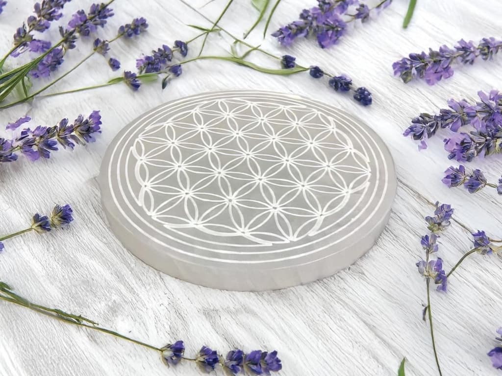 Selenite Charging Plate